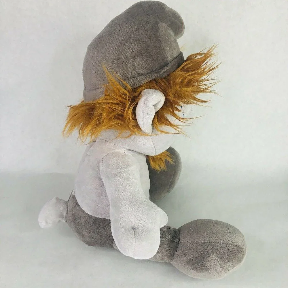 Build A Bear Naughty Boy Hackus Smurf Plush BABW Stuffed Toy Doll Gray 13” Movie
